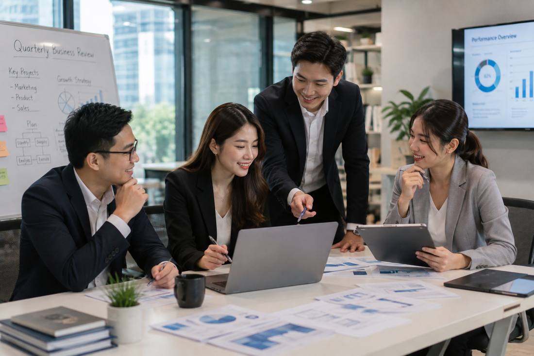 Corporate team